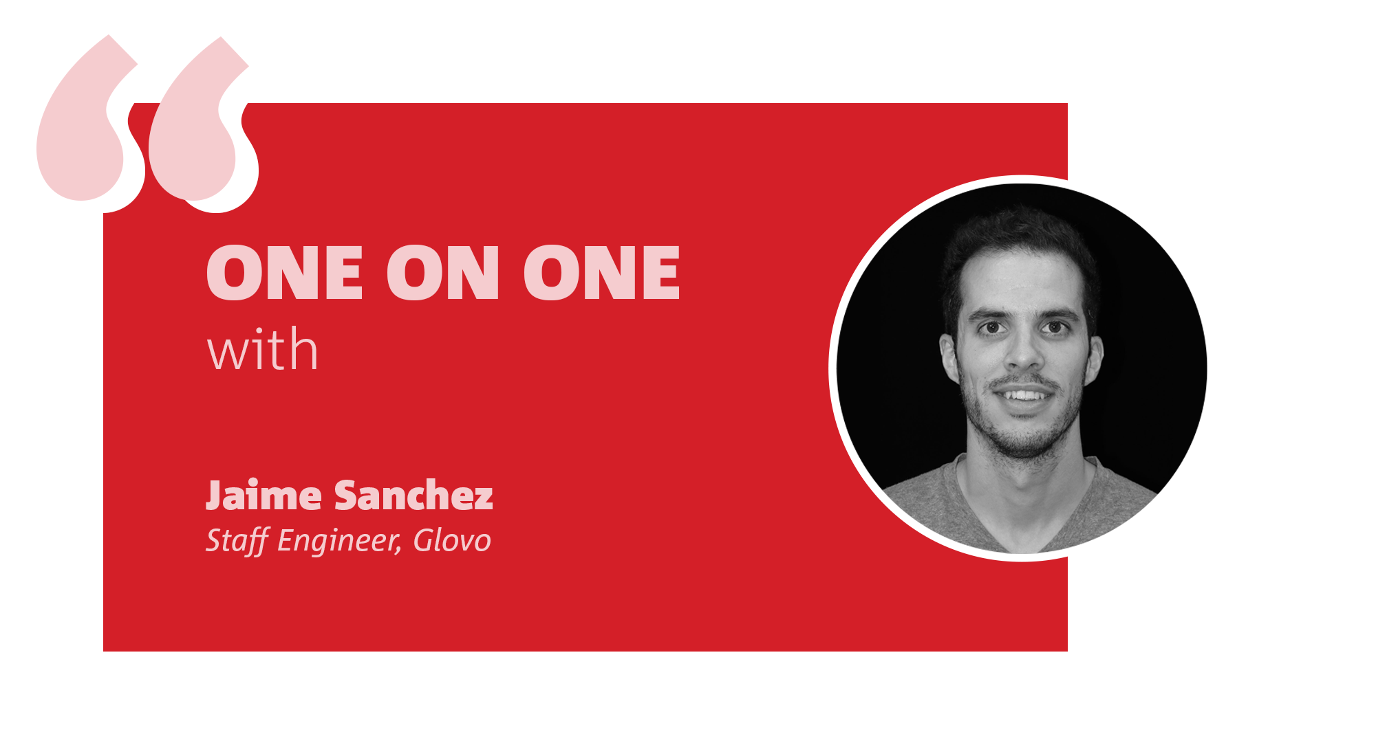 One on One with: Jaime Sanchez